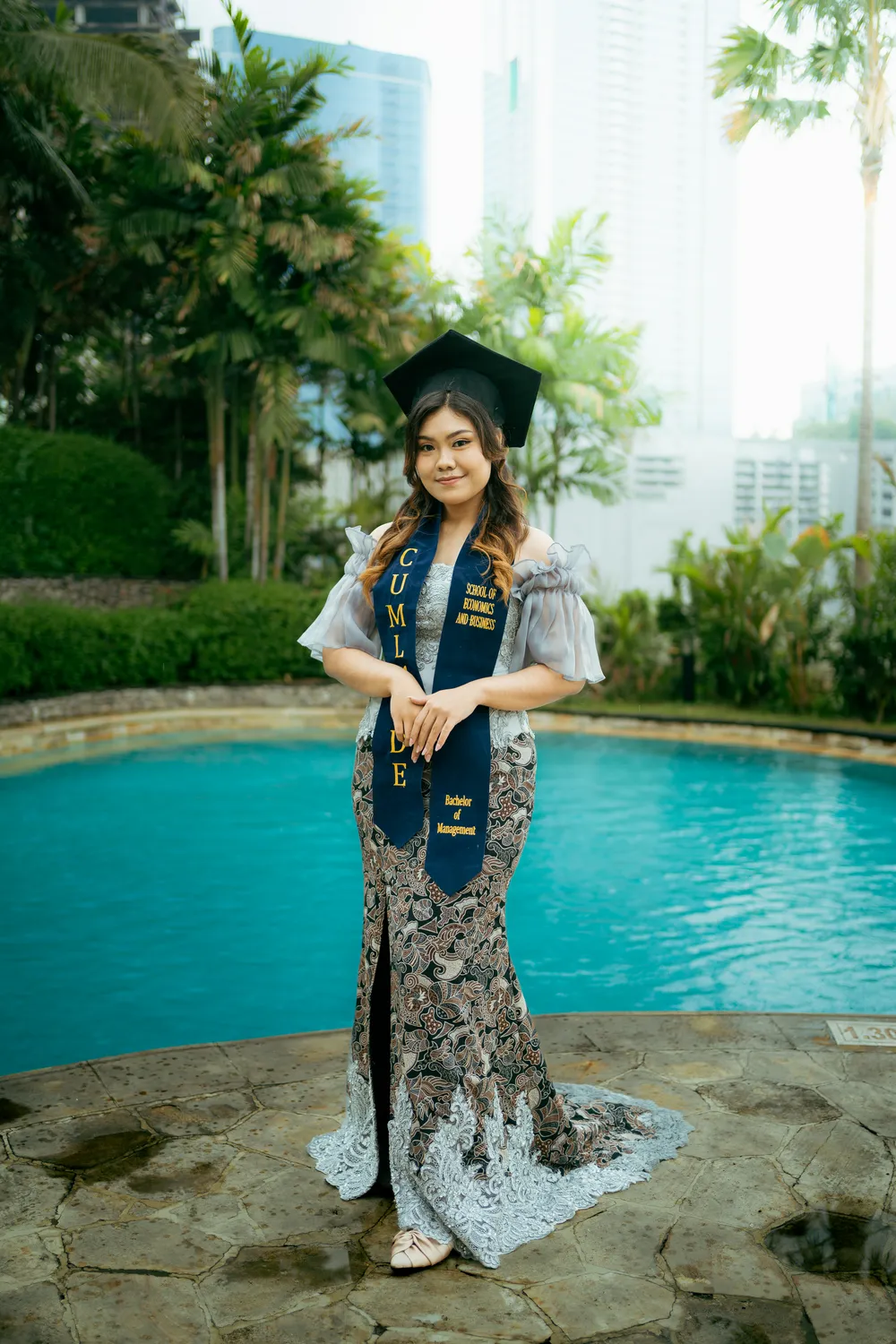 Graduation photographer Surabaya — Siska at Widya Kartika University, by Stefanoes Visual
