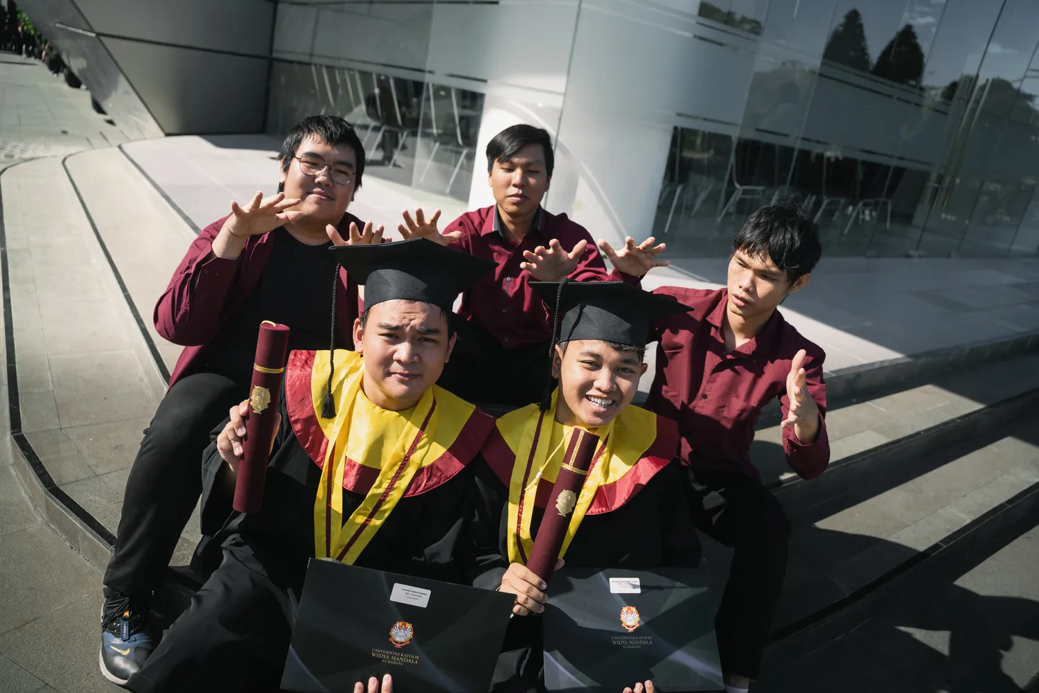 Graduation photo Widya Mandala Surabaya — Bernard by Stefanoes Visual