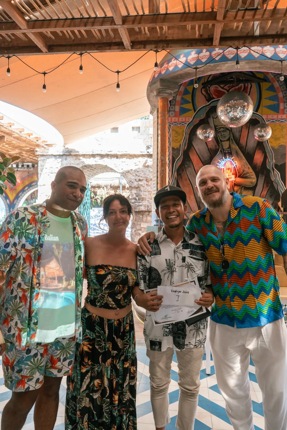 Shelter staff party candid, Bali — event photographer Bali by Stefanoes Visual